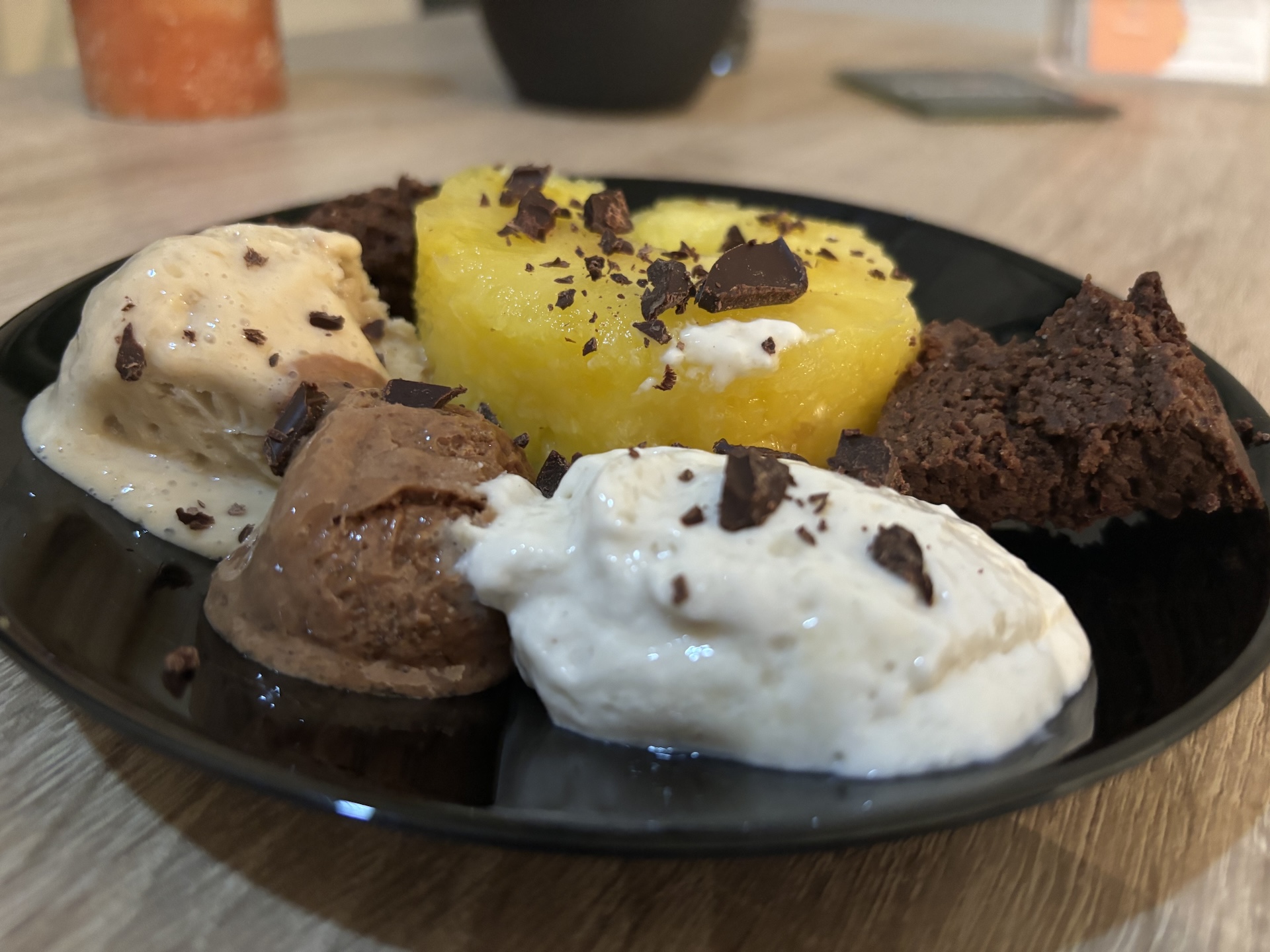 Παγωτό με πρωτεΐνη vegan βανίλια-λεμόνι-σοκολάτα